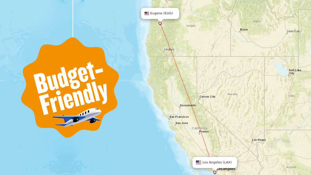 Find Budget-Friendly Flights from Los Angeles to Eugene