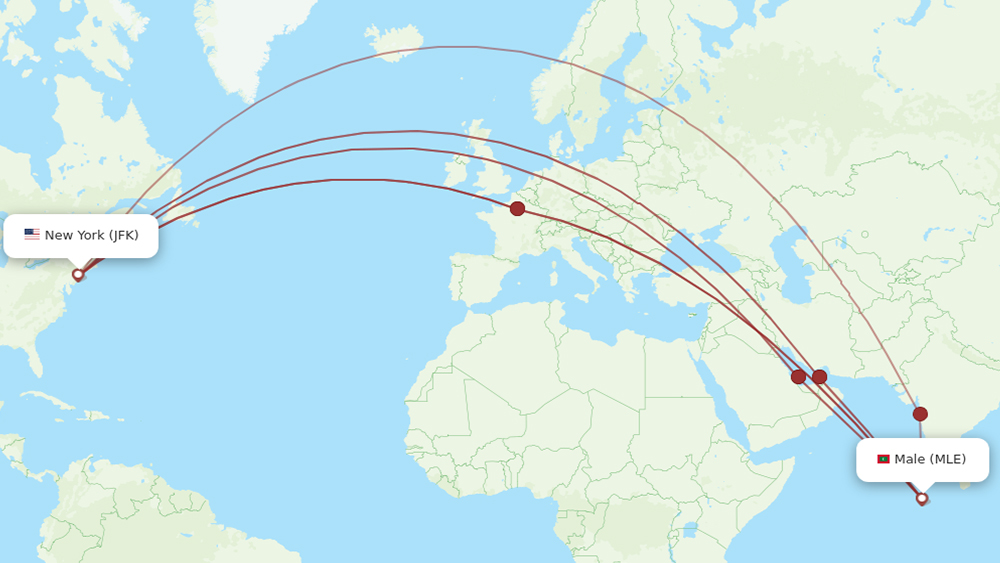 Find Cheap Flights from Maldives to New York – Faressaver