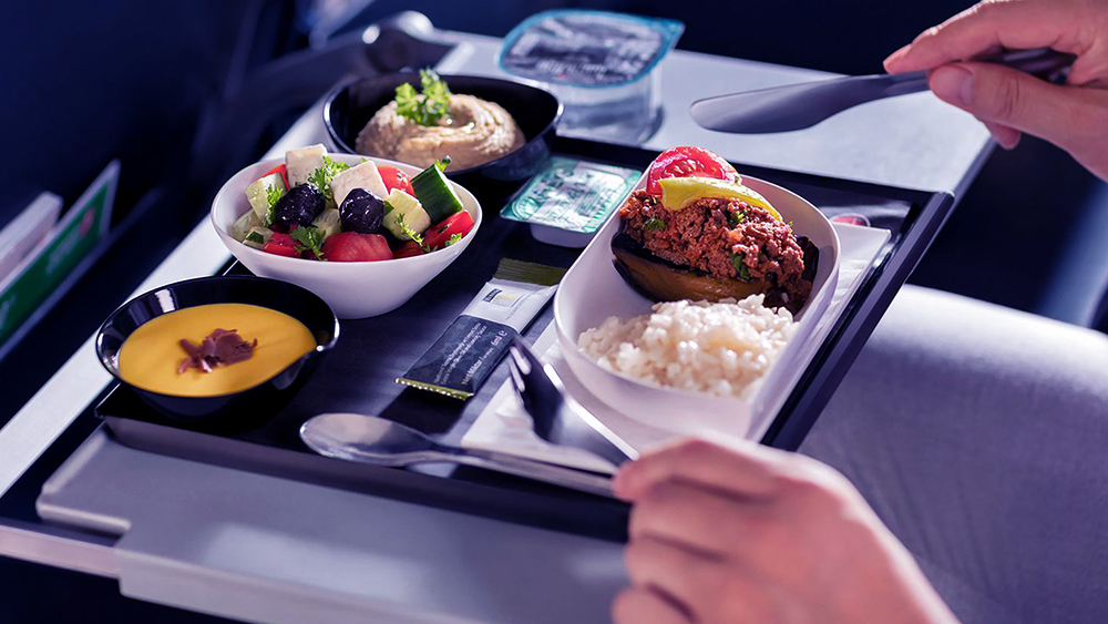 From Airline Snack Choices to Food Menu